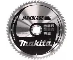 Makita T.C.T. pjūklas MAKBLADE 260X2.3X30mm 5° T60 B-32801 T.C.T • 260 x30 mm • T60 • 5° • Medienai