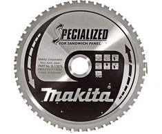 Makita T.C.T. pjūklas SPECIALIZED 270X2.4X30mm 0° T60 B-17681 T.C.T • 270 x30 mm • T60 • 0° • Daugiasluoknėms plokštėms