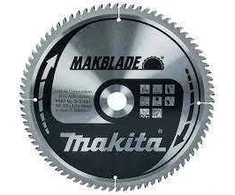 Makita T.C.T. pjūklas MAKBLADE 305X2.3X30mm 5° T80 B-32851 T.C.T • 305 x30 mm • T80 • 5° • Medienai