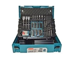 Makita sukimo antgalių ir grąžtų rinkinys 62 vnt. B-53908 MAKPAC lagamine