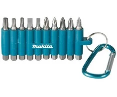 Makita Sukimo antgalių rinkinys D-65028 10 vnt.• su karabinu