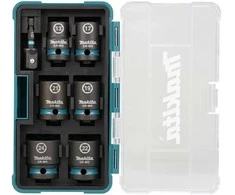 Makita E-16592 Smūginių sukimo galvų komplektas 7 vnt. 1/2''x 38mm ( 13, 17, 19, 21, 22, 24mm) + Adapteris 1/2"x50mm