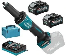 MAKITA šlifuoklis tiesinis 40V XGT GD002GM201 6mm 2x4,0Ah …
