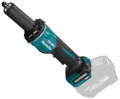 Makita GD002GZ Akumuliatorinis tiesinis šlifuoklis XGT, 40V, ø 6 mm 29 000 min-1, Svirtinis jungiklis, Be akumuliatorių ir kroviklio!