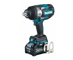 Makita TW001GM201 Smūginis veržliasukis XGT, 3/4", 1800Nm, 2xLED, bešepetėlinis variklis, 2X4,0Ah, greitasis kroviklis; MAKPAC lagaminas