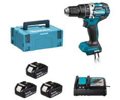 Suktuvas - gręžtuvas Makita DHP484RT3J 18 V 3 x akumulator 5 Ah