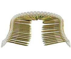 JUOSTA MAKITA SU VARŽTAIS 4,2x41mm /1000vnt. PUSĖ. SLUOKSNĖS PLOKŠTĖS SU poliruota MEDIENA PLOKŠTĖS SU MEDIENA