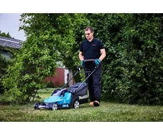 Makita Akumuliatorinė vejapjovė DLM432CT2 2x18V 2x5,0Ah 43cm