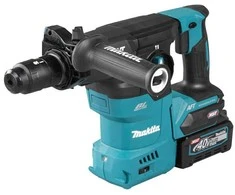 Akumuliatorinė smūginė gręžimo mašina su SDS+ kalteliu, 40V max XGT, Makita [HR009GM203] 2x4,0Ah, Li-ion, AWS, Bluetooth