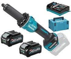 MAKITA šlifuoklis tiesinis 40V XGT GD001GM201 6mm 2x4,0Ah …