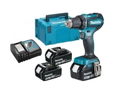 MAKITA.suktuvas-gręžtuvas DDF485RF3J 18V 50Nm 3x3,0Ah MAKPAC