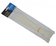 Sąvaržos 5x250mm plastmasinės baltos 50vnt, ASTA