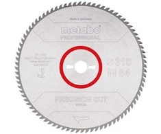 Pjovimo diskas medienai Metabo 628058000; 315x30 mm; Z84; 10°