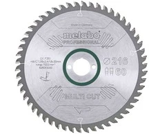 Pjovimo diskas Multi Cut 216x2,6/1,6x30, z60, FZ/TZ, -5°, Metabo