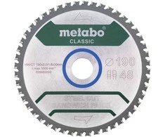 Pjovimo diskas Metabo FZ/FA STEEL CUT/SANDWICH PANEL CLASSIC; 190x30x48 mm; 4°