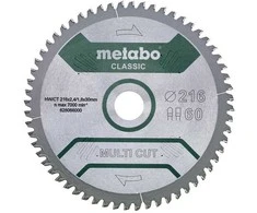 Metabo 628066000 Sägeblatt 216 x 30 60FZ