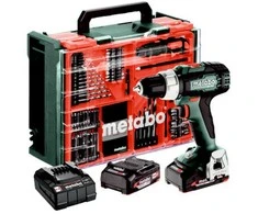 In Win METABO suktuvas BS 18 L 60/26Nm 2x2,0Ah + 74 ACC WALIZKA