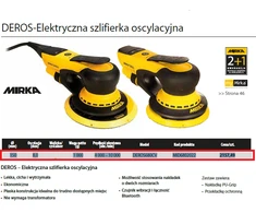 MIRKA DEROS 680CV SZLIF. ekscentrinis 150 8.0 230W