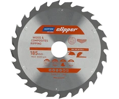 Norton Clipper NORTON diskinis pjūklas 185 mm x 30 mm x 24z MEDIENA IR KOMPOZITAI ATB (1,8 / 1,2)