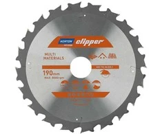 Pjovimo diskas Norton 70184608129; 190x30 mm; Z20