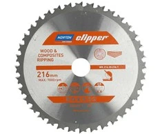 Pjovimo diskas medienai Norton 70184608057; 216x30 mm; Z36