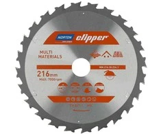 NORTON diskinis pjūklas 216 mm x 30 mm x 24z DAUGIAUSIŲ MEDŽIAGŲ GRINDIMO (3,0 / 2,0)