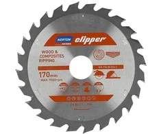 NORTON DISKINIS PJŪKLAS 170mm x 30mm x 24z MEDIENAI IR KOMPOZITAMS ATB (2,6 / 1,6)