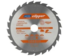 Pjovimo diskas medienai Norton 70184608058; 220x30 mm; Z24