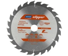 Pjovimo diskas medienai Norton 70184608064; 240x30 mm; Z24
