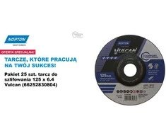 NORTON DISKAS VULCAN 125 x 6,4 A30P METALUI /25vnt.