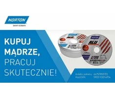 Abrazyvinis pjovimo diskas Norton ALU T41; 125x1x22,23 mm; 20 vnt. + 2 diskai