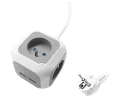 DAUGIALIZDIS LAIDO ILGIKLIS OR-AE-13144 (4 LIZDAI + 2 USB) ORNO