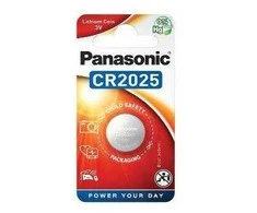 PANASONIC Baterija CR 2025EP/2B/4vnt.