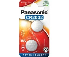 PANASONIC Baterija CR 2032EP/2B/2vnt..