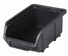 Dėžė Patrol EKO iš PVC | vidutinė, pilka, (25 x 16 x 13 cm)