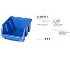 Patrol Group PATROL ERGOBOX 1 MĖLYNA, 116 x 112 x 75mm