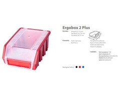 TV staliukas Patrol ERGOBOX PLUS 2 MĖLYNA, 118 x 161 x 75mm