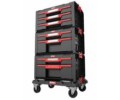 Q-Brick Įrankių dėžių komplektas Qbrick PRO WORKSHOP SET 1 2.0