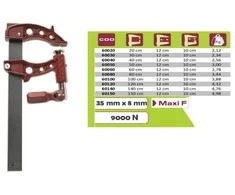 Piher Spaustuvai Maxipress F 120cm, žiočių gylis 12cm, max 9000N