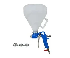 Geko Dažų purškimo pistoletas PRO TX6L 6L tekstūrai su 4, 6, 8 mm antgaliais