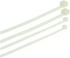 PLASTROL PLASTIKINIS DIRŽELIS Baltas 2,5 x 150mm 100vnt.
