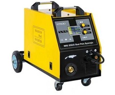 Suvirinimo pusautomatis INVERTOROWY MIG-250/2 DUAL PULSE SYNERGIA, MMA, 230/400, 230V-200A/60%, 400V-250A/60%, 4X4, GP50, D300