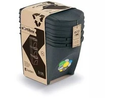 Prosperplast Šiukšlių dėžių rinkinys ECO SET3 Antracitas ECO 25L...