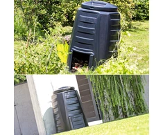 Komposto dėžė Prosperplast, 340 l, Juoda