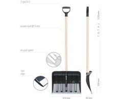 Prosperplast SNIEGO ATŠALYS 32x41 ECO Juodas