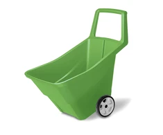 Prosperplast Plastikinis sodo vežimėlis Load&amp;Go III, žalios spalvos