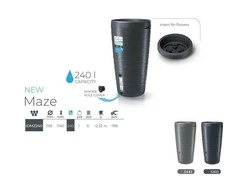 PROSPERPLAST "Maze" lietaus vandens rezervuaras, 240 l, Pilkas