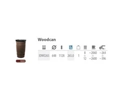 Prosperplast talpa lietaus vandeniui WOODCAN 265L