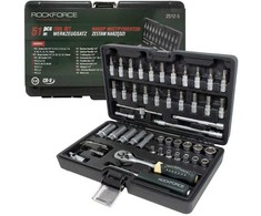 Rockforce Wmc ROCKFORCE veržliarakčių RINKINYS 1/4" 51 vnt.