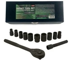 Rockforce Wmc ROCKFORCE SMŪGINIŲ GALVUČIŲ RINKINYS 12 vnt. 1/2″ 6-KAMP. (10-24mm)